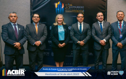 Rueda de prensa del III Congreso Inmobiliario del Ecuador “InmoTrends 2023”