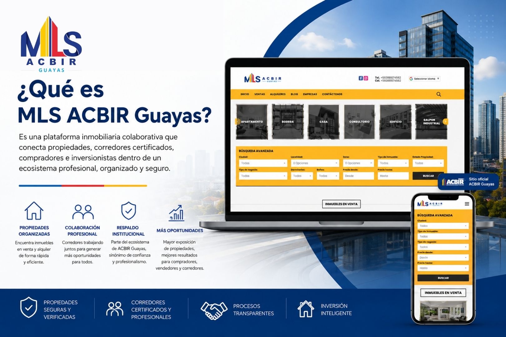 MLS ACBIR Guayas: Qué es, cómo nació y por qué se convirtió en una de las plataformas inmobiliarias más importantes del Ecuador MLS ACBIR Guayas: Qué es, cómo nació y por qué se convirtió en una de las plataformas inmobiliarias más importantes del Ecuador