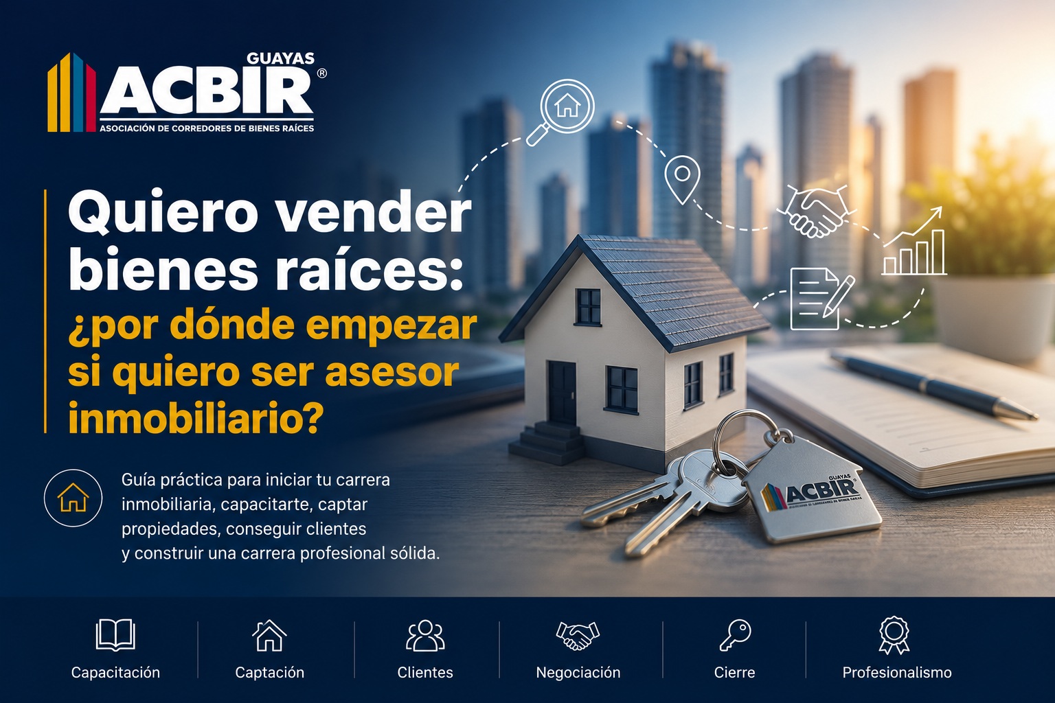 Quiero vender bienes raíces: ¿por dónde empezar si quiero ser asesor inmobiliario? Quiero vender bienes raíces: ¿por dónde empezar si quiero ser asesor inmobiliario?