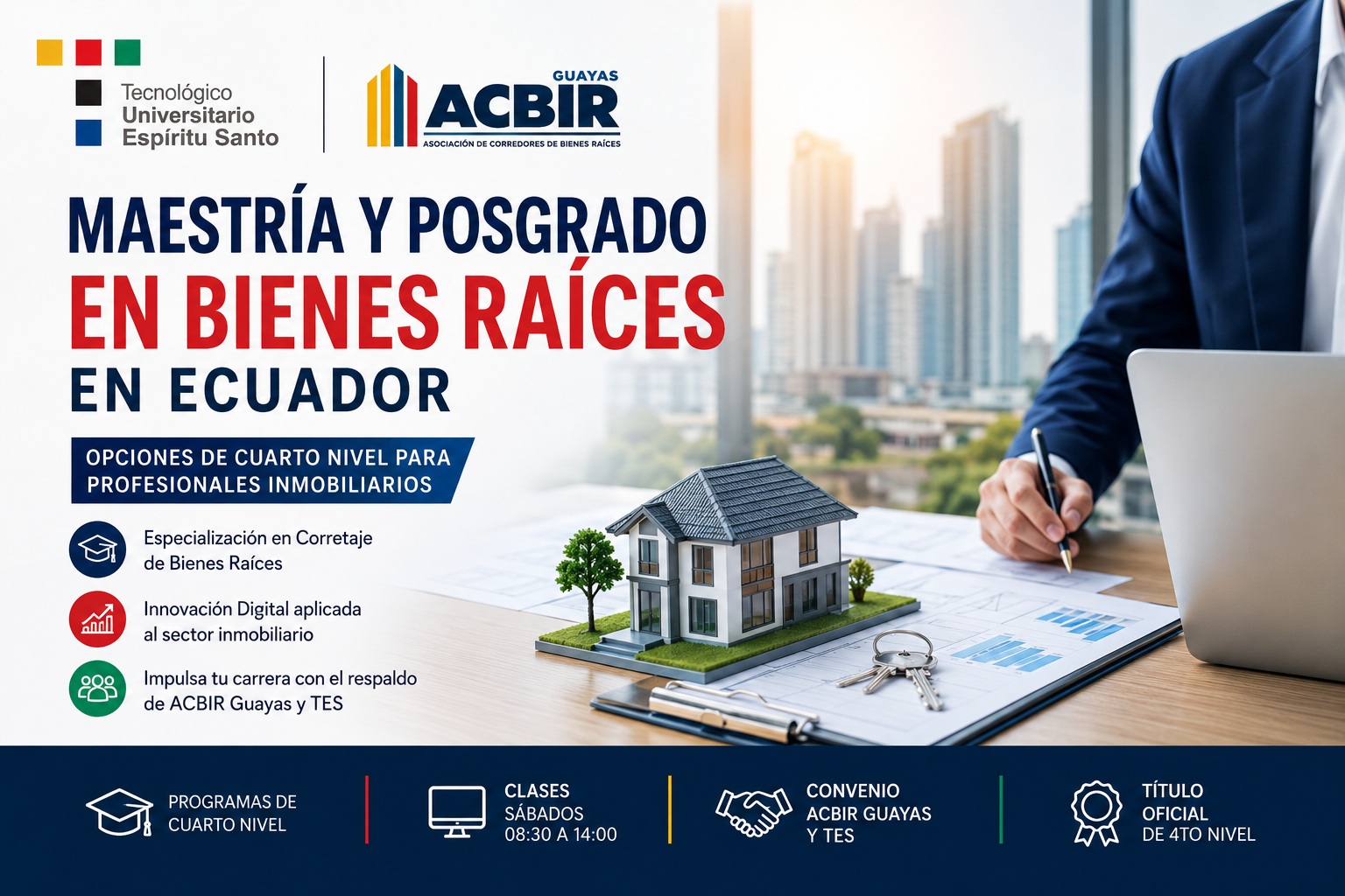 Maestría y Posgrado en Bienes Raíces en Ecuador: opciones de cuarto nivel para profesionales inmobiliarios Maestría y Posgrado en Bienes Raíces en Ecuador: opciones de cuarto nivel para profesionales inmobiliarios