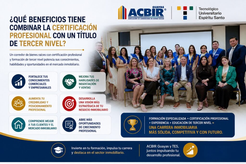 Qué beneficios tiene combinar la certificación profesional con un título de tercer nivel